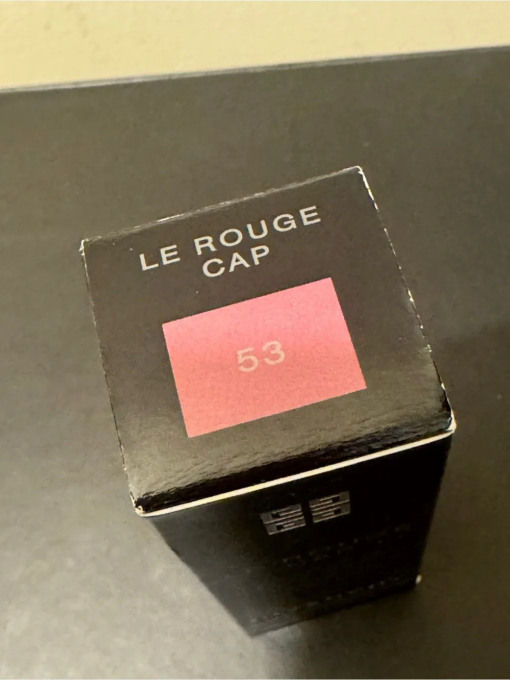 NIB Givenchy Le Rouge Genuine Leather Studded Cap 53 Pink Lipstick Case RARE